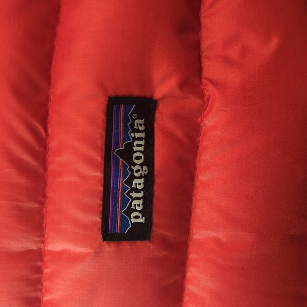 Patagonia Vibrant Orange Down Vest Medium